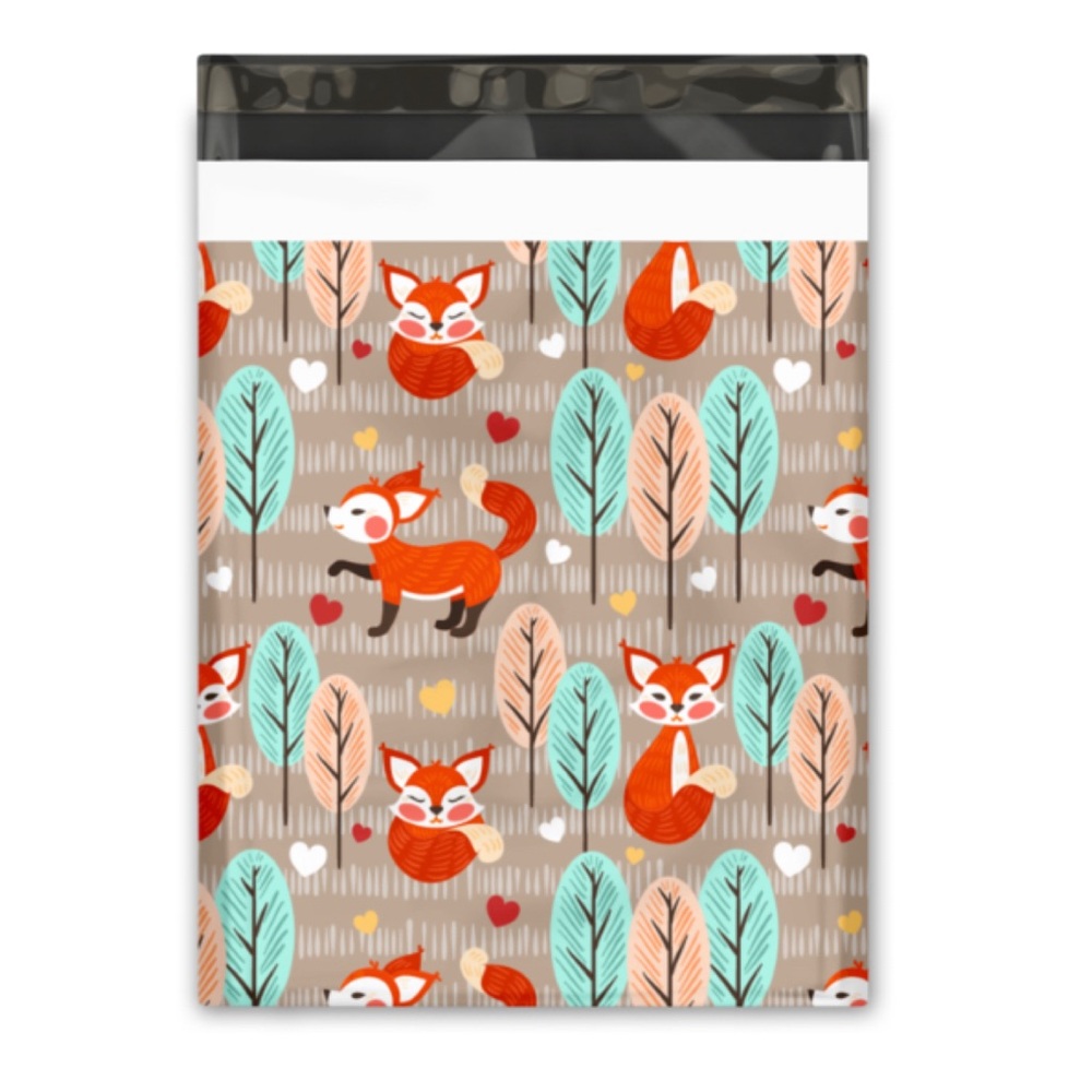 🆕 🦊 🌹2/$20🌹 Fox Poly Mailers Seller’s Shipping 10 Pack New!